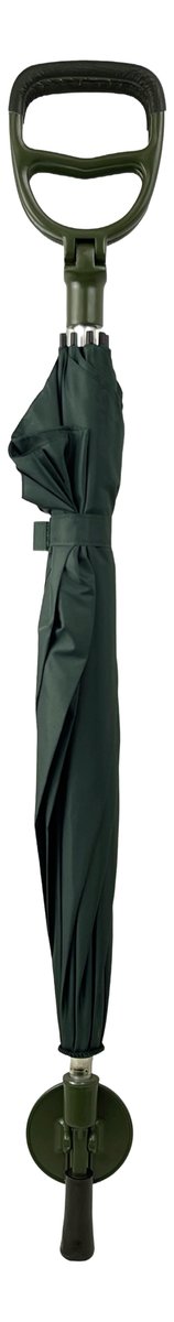 Olive green Die-cast Umbrella seat stick alternate view