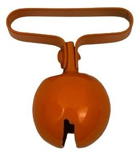 Orange Round Dog Bell alternate view