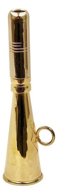 12 cm brass horn