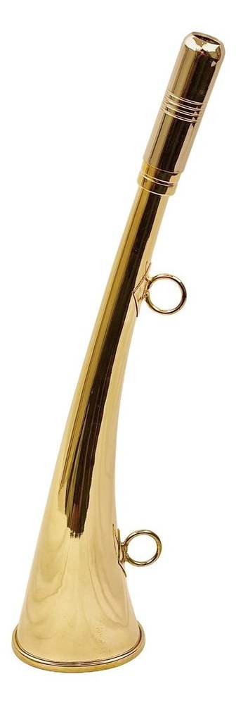 22 cm brass signal/ hunting horn