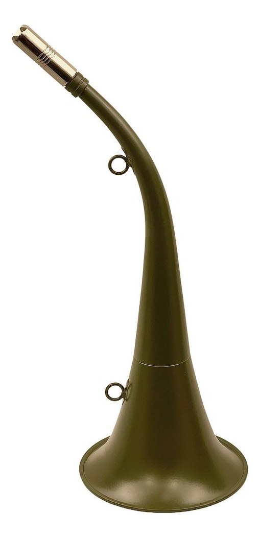 Olive Green hunting/ signal horn