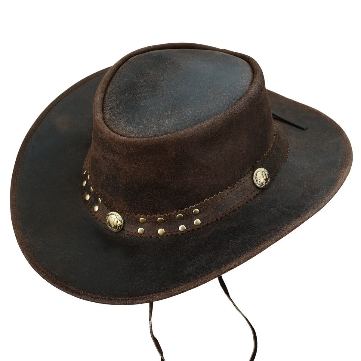 Crazy Horse finish dark Brown Hat