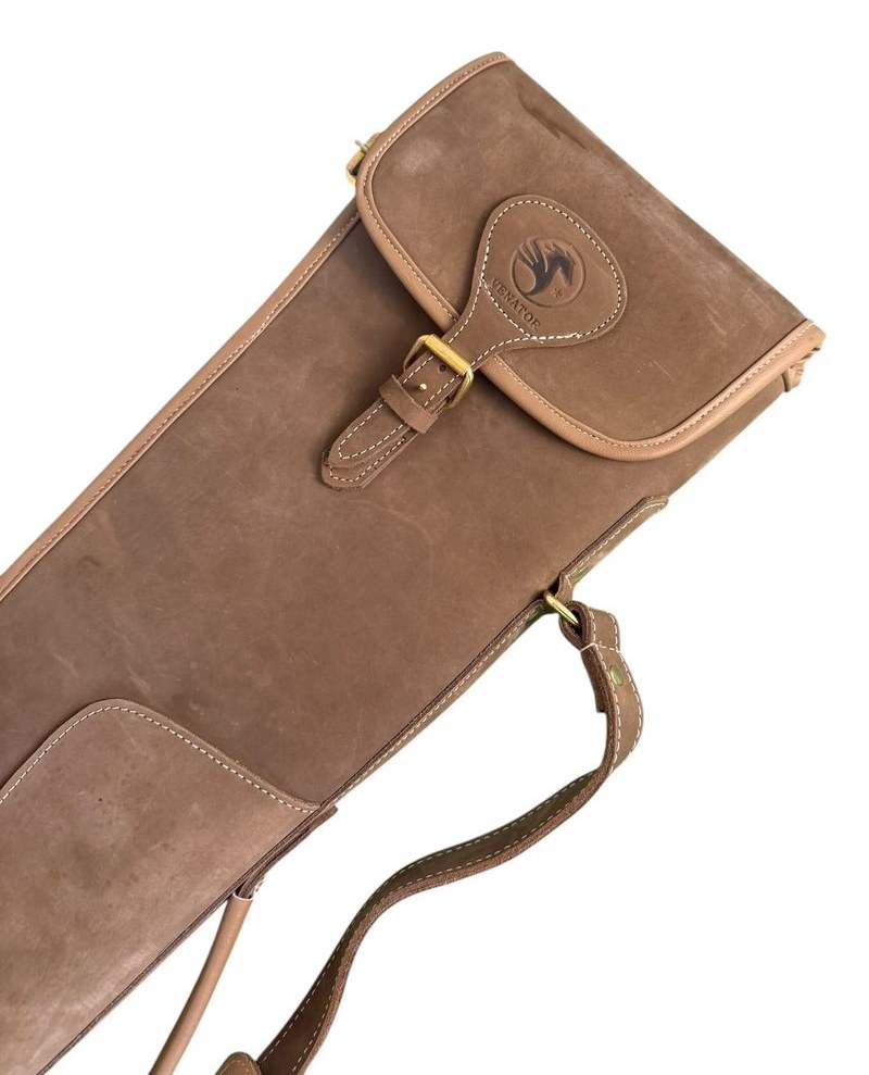 Leather Gun slip antique alternate view